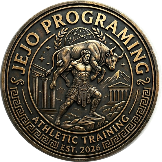 Logo Jejo Programming — Athletic Training, est. 2026